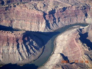 aerial - Canyonlands - Colorado and Green Rivers - confluence