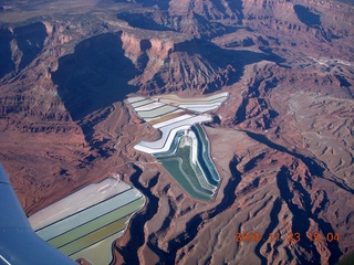 240 6pp. aerial - Moab area evaporation ponds