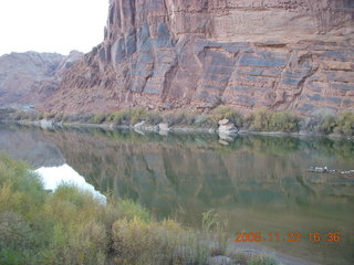 view from new Colorado River bridge in Moab