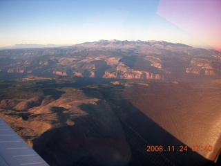 27 6pq. aerial - Colorado canyon at sunrise