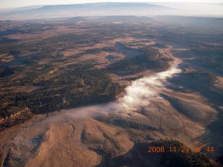 aerial - Black Canyon of the Gunnison at sunrise