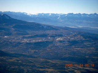 aerial - Colorado mountains
