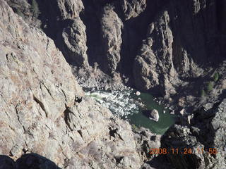 168 6pq. Black Canyon of the Gunnison National Park view - river
