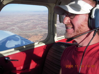 287 6pq. Adam flying N4372J over Arches