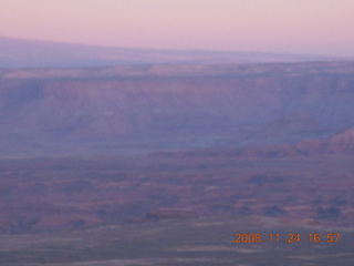 358 6pq. Canyonlands Grandview at sunset