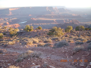 Dead Horse Point State Park sunset - my shadow