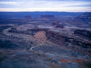 1 6ps. aerial - Canyonlands, cloudy dawn