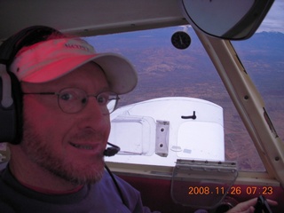 12 6ps. aerial - Canyonlands, cloudy dawn - Adam flying N4372J