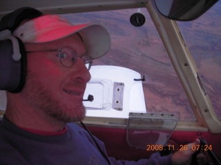 13 6ps. aerial - Canyonlands, cloudy dawn - Adam flying N4372J