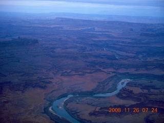 15 6ps. aerial - Canyonlands, cloudy dawn