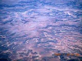 25 6ps. aerial - Canyonlands, cloudy dawn