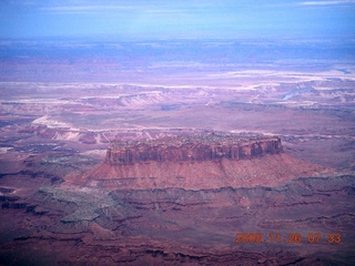 36 6ps. aerial - Canyonlands, cloudy dawn