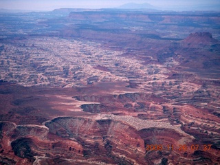 51 6ps. aerial - Canyonlands, cloudy dawn
