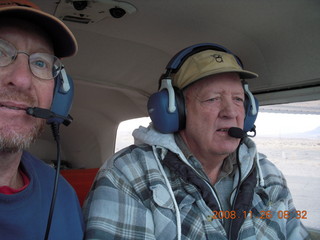 73 6ps. Adam and LaVar flying N5174A