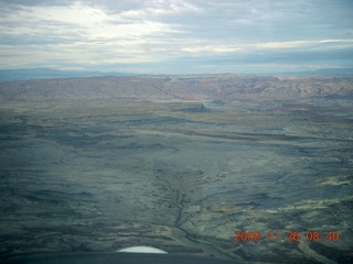 77 6ps. flying with LaVar - aerial - Utah back countryside