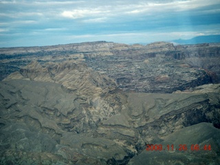 flying with LaVar - aerial - Utah back countryside - - San Rafael Reef