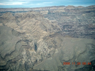 flying with LaVar - aerial - Utah backcountryside - Hidden Splendor canyon approach
