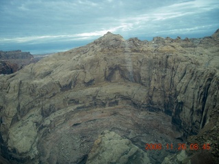 91 6ps. flying with LaVar - aerial - Utah backcountryside - Hidden Splendor canyon approach