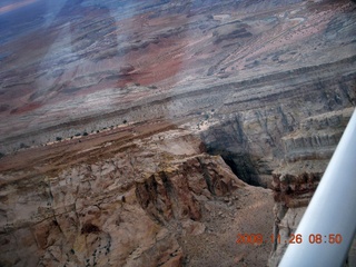 122 6ps. flying with LaVar - aerial - Utah backcountryside - Hidden Splendor canyon departure