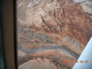 123 6ps. flying with LaVar - aerial - Utah backcountryside - Hidden Splendor canyon departure