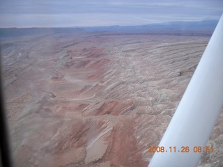 126 6ps. flying with LaVar - aerial - Utah backcountryside - San Rafael Reef