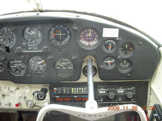 260 6ps. flying with LaVar - N5174A instrument panel