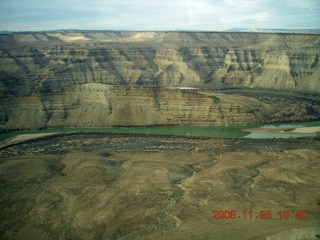 flying with LaVar - aerial - Utah backcountryside - Green River