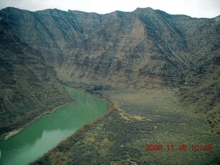 368 6ps. flying with LaVar - aerial - Utah backcountryside - Green River - Desolation Canyon