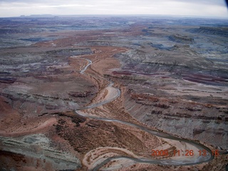 flying with LaVar - aerial - Utah backcountryside - Muddy Creek