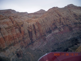 513 6ps. flying with LaVar - aerial - Utah backcountryside - Hidden Splendor canyon approach