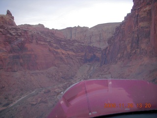 542 6ps. flying with LaVar - aerial - Utah backcountryside - Hidden Splendor canyon departure