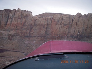 546 6ps. flying with LaVar - aerial - Utah backcountryside - Hidden Splendor canyon departure
