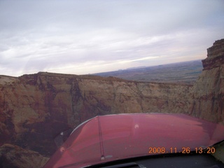 550 6ps. flying with LaVar - aerial - Utah backcountryside - Hidden Splendor canyon departure