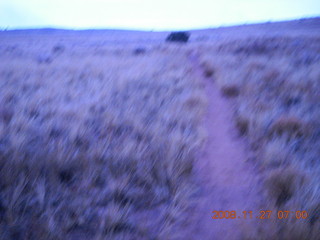 9 6pt. Canyonlands National Park - Lathrop trail hike - pre-dawn grassland