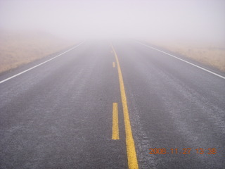 320 6pt. Canyonlands National Park - foggy road