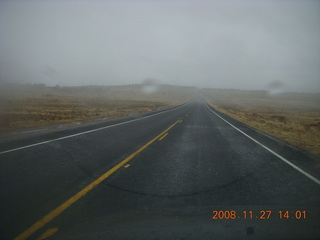 322 6pt. Canyonlands National Park - foggy road