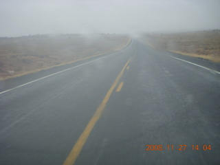 324 6pt. Canyonlands National Park - foggy road