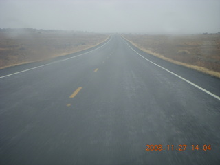 325 6pt. Canyonlands National Park - foggy road