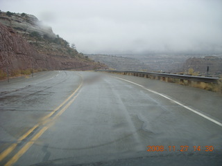 331 6pt. Canyonlands National Park - foggy road