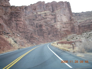 20 6pu. road in Arches National Park