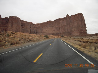 Arches National Park road