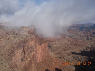 87 6pu. Canyonlands National Park cloudy vista
