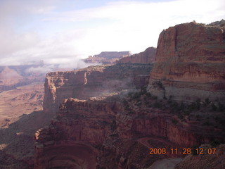 89 6pu. Canyonlands National Park cloudy vista