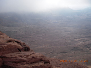 98 6pu. Canyonlands National Park cloudy vista