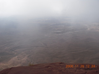 103 6pu. Canyonlands National Park cloudy vista