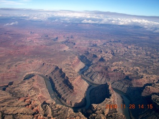 aerial Canyonlands area