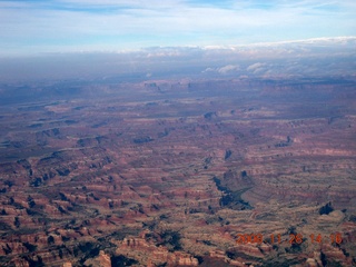 aerial Canyonlands area - clouds