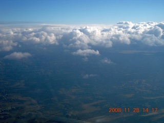 174 6pu. aerial Canyonlands area with clouds