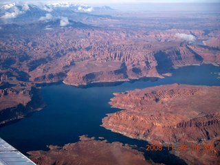 aerial Lake Powell area