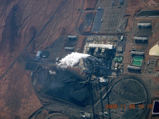 aerial Page power plant from above